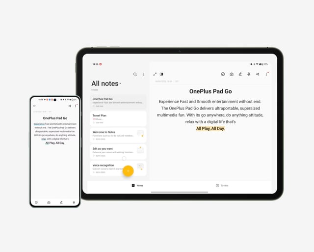 تابلت ون بلس باد جو رامات 8 جيجا ومساحة تخزين 128 جيجا OnePlus Pad Go