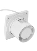 Geepas 4" Duct Fan, Rust Free, Speed- 2200 Rpm, Abs Material, Ideal For Kitchen & Bathroom, 13w Power, Air Volume-120m3h, Noise-40db 13 W White