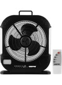 مروحة أرضية 12 انش 3 شفرات 40 واط قابلة لإعادة الشحن جيباس Geepas 12" Rechargeable Fan With Remote Control With Led Light Function