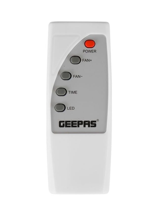 مروحة أرضية 12 انش 3 شفرات 40 واط قابلة لإعادة الشحن جيباس Geepas 12" Rechargeable Fan With Remote Control With Led Light Function