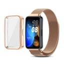سوار ساعة ميلانيز لهواوي باند 8 و 9 لون غولد روز من او اوزون O Ozone Milanese Straps Compatible with Huawei Band 8 | Band 9
