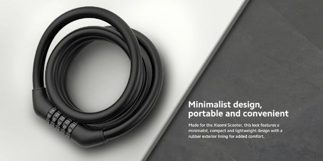 Security for the Xiaomi Electric Scooter Cable Lock